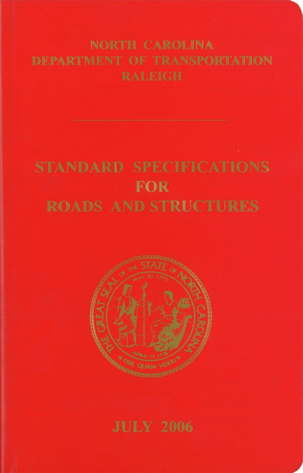 north carolina standard specifications for roads and structures 2018