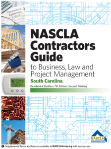 South Carolina Business & Project Management for Residential Builders NASCLA 8th ed