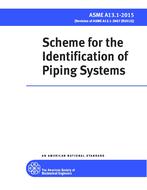 ASME A13.1 - 2015 Scheme for the Identification of Piping Systems (Special Order)