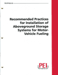 PEI RP200-24 - Recommended Practices for Installation of Aboveground Storage Sys. Vehicle (Special Order)