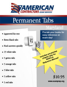 Permanent Tabs for the Maryland Business & Project Management book