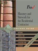 Masonry and Sitework for the Residential Contractor, 2nd Edition (Special Order)