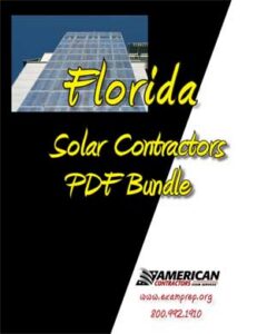 Florida Solar Contractors PDF bundle