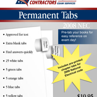 Permanent Tabs for the 2017 National Electrical Code (NEC)