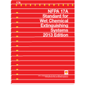 NFPA 17A-17 Standard for Wet Chemical Extinguishing Systems, 2017 ed.