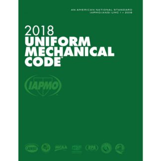 2018 Uniform Mechanical Code, softcover