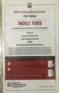 2023 NEC Tabs for Texas