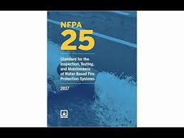 NFPA 25-17: Standard for the Inspection, Testing, and Maintenance of Water-Based Fire Protection Systems