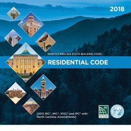 2018 North Carolina Residential Building Code, Tabbed and Highlighted