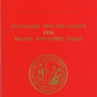 North Carolina Standard Specifications for Roads and Structures, 2018