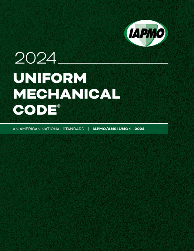 2024 Uniform Mechanical Code
