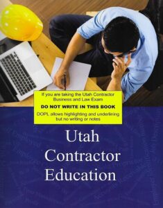 UTAH Contractor Education, 12th Prov