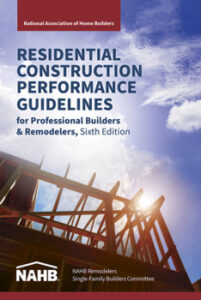 residential construction performance guidelines